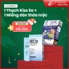COMBO ĐÁNH TAN MỠ BỤNG & HỖ TRỢ DÁNG XINH   1 Miếng Dán Thảo Mộc  & 1 Thạch Kiss So