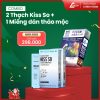 COMBO TẬP TRUNG THẢI ĐỘC - GIẢM MỠ  1 Miếng Dán Thảo Mộc  & 2 Thạch Kiss So