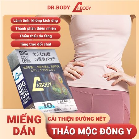 [COMBO 5 HỘP TẶNG 1 DÂY NHẢY THỂ DỤC] - MIẾNG DÁN DR.BODY HỖ TRỢ GIẢM MỠ VÙNG BỤNG, ĐÙI, BẮP TAY, THÀNH PHẦN THẢO MỘC TỰ NHIÊN TẬN HƯỞNG CẢM GIÁC NHẸ NHÀNG MỖI NGÀY