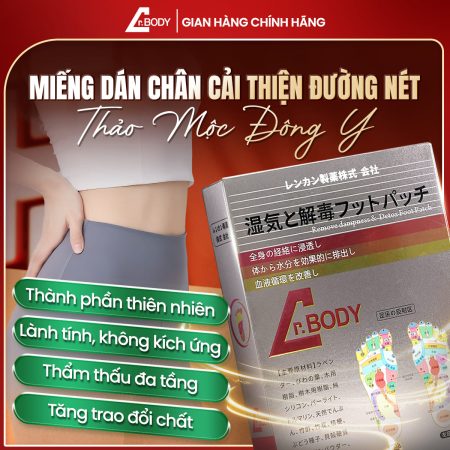 [COMB 4 HỘP TẶNG 1] - MIẾNG DÁN CHÂN THẢI ĐỘC DR.BODY HỖ TRỢ THANH LỌC CƠ THỂ, GIẢM MỆT MỎI, NGỦ NGON SÂU GIẤC